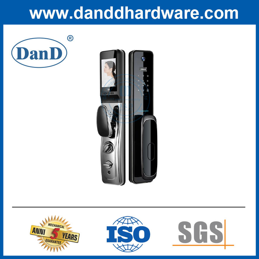 Remote Control Fingerprint Automatic Locking Intelligent Mortise Biometric Camera House Door Lock