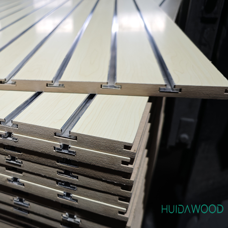 Grooved MDF/Slot MDF/Slatwall for Display Furniture
