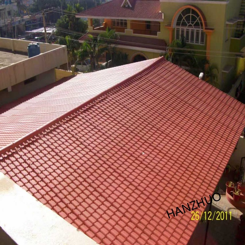 ASA Coated PVC Synthetic Resin Roof Tile Anti-Corrosion Weatherproof Heat Insulation Roofing Sheet