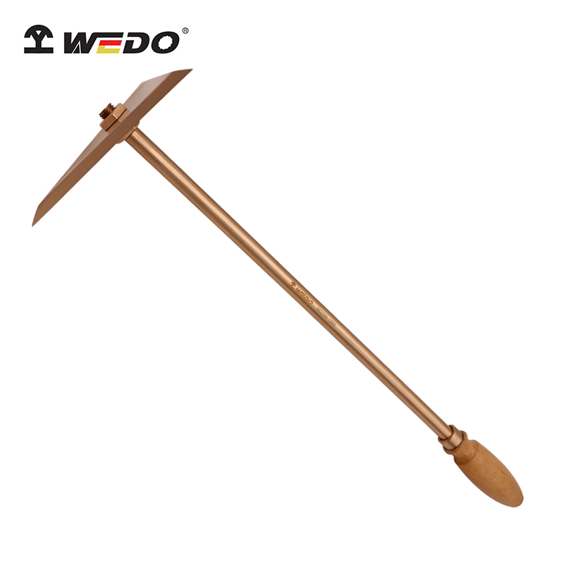 WEDO 18.5"Scraper Non-Sparking Beryllium Copper Triangular Scraper Wooden Handle