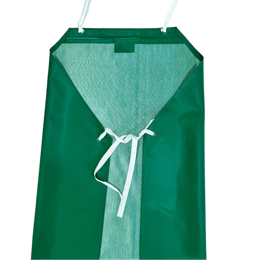 Worker Waterproof Kitchen Resterant Cooking Oil Chemical Resistant Nylon PU Work Industrial PVC Polyester Workwear Apron