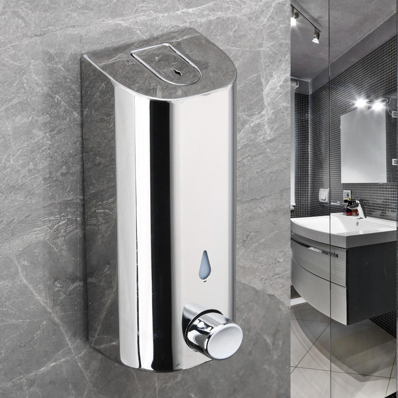 Bath Hardware Sets Stainless Steel Hotel Wall Mounted Bathroom Liquid Automatic Soap Dispenser for Hotel