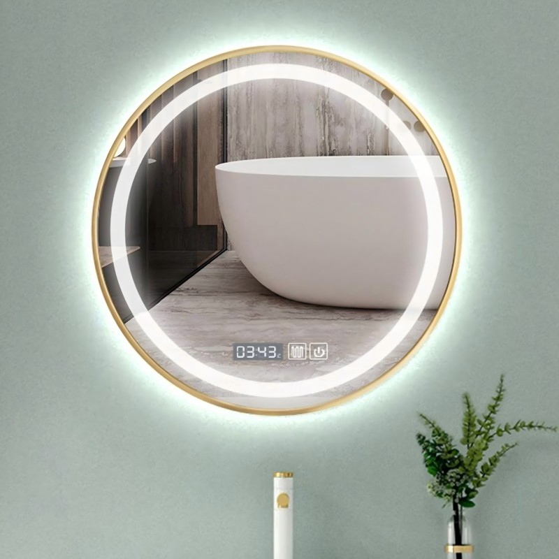 Умное LED зеркало для ванной с сенсорным экраном