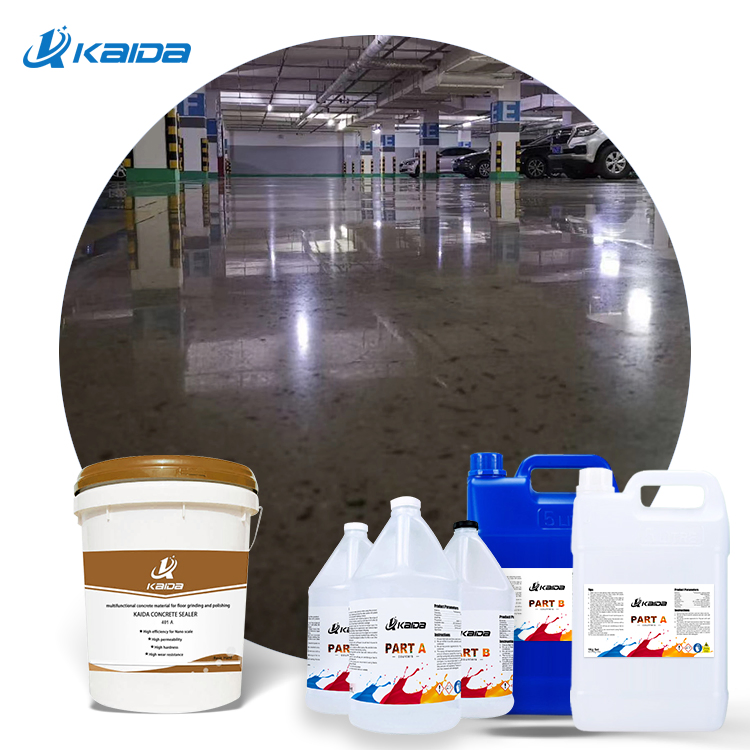 Waterborne 45% Solid Building Coating Car Paint Liquid Supplier Concrete Resin and Hardener
