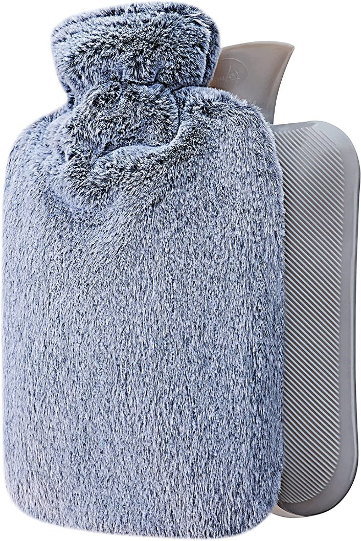 1.8L Classic Hot Water Bottle for Relief Neck and Shoulders Feet Warmer