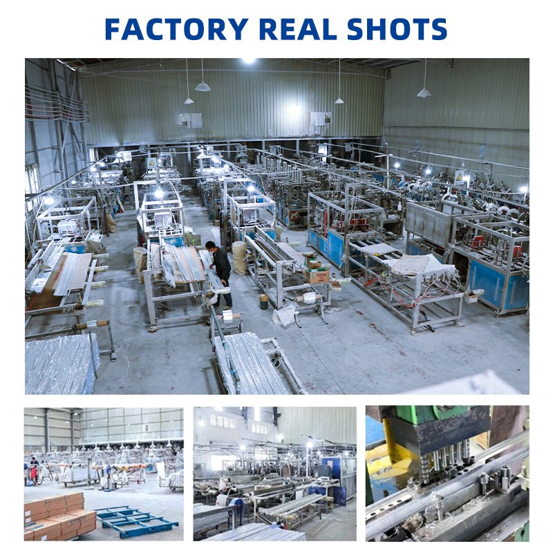 Factory Custom PVC Profile Ceramic Tile Edge Trim Plastic Curved Tile Trim