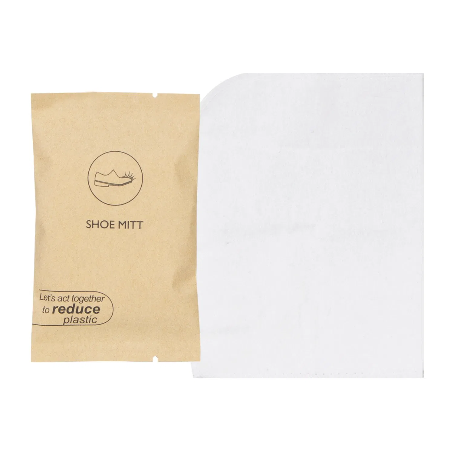 Shoe Mitt Hotel White Shoe Shine Mitt Shoe Shine Cloth for Hotel