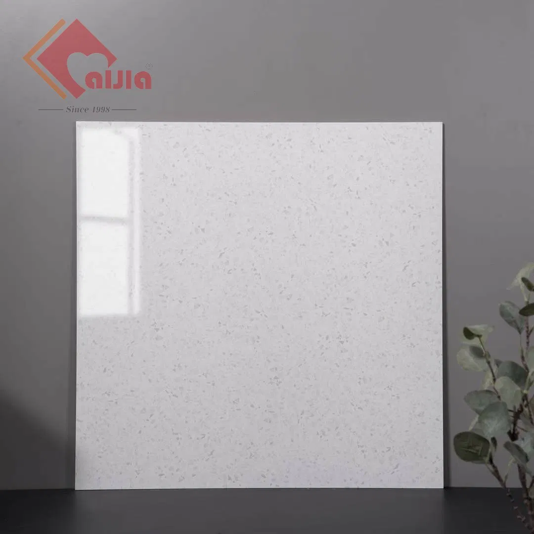 White Terrazzo Tiles 600x600mm 800x800mm Foshan Building Material Swimming Pool Flooring Glazed Porcelain Wall and Floor Tile