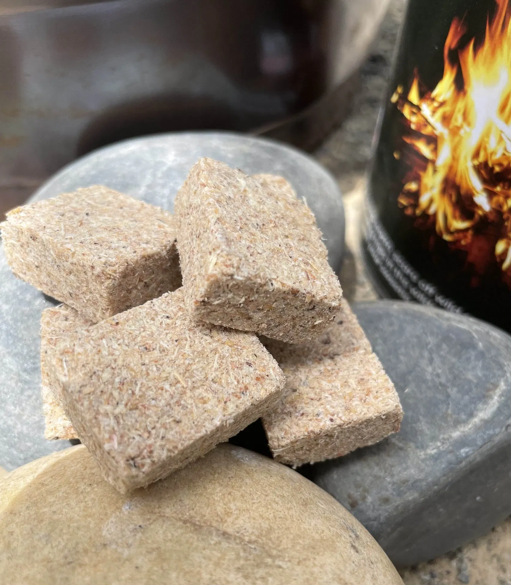 Premium Natural Wood Chips Fire Starter for Outdoor Grilling and Fireplaces