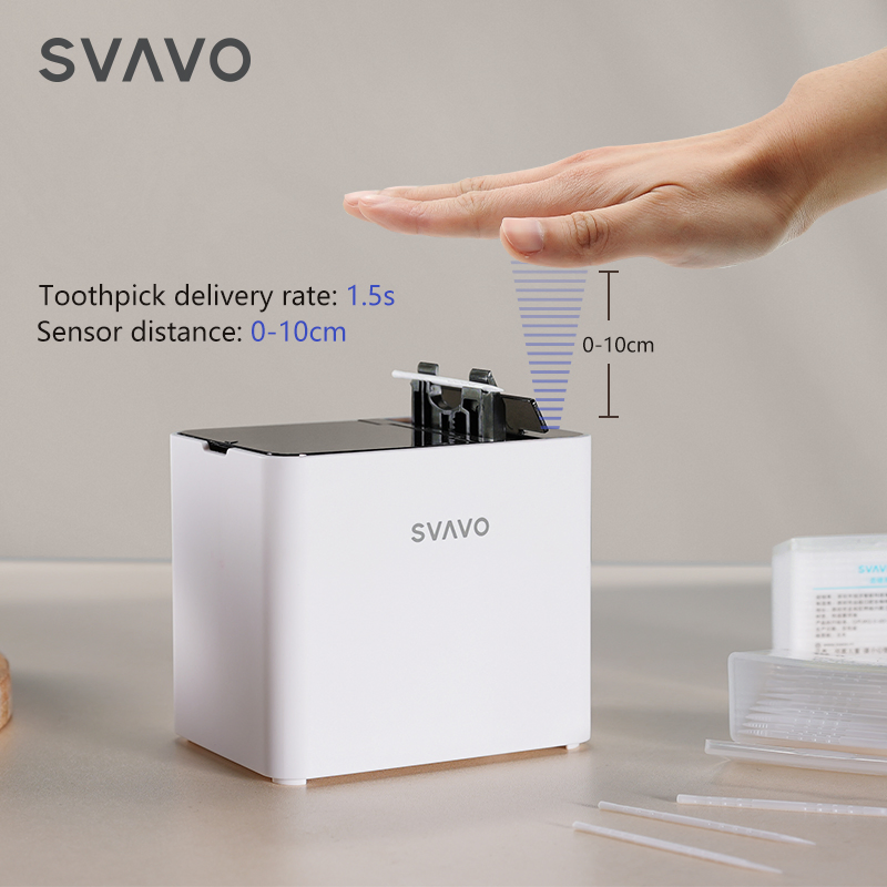 Svavo Modern Design Smart Toothpick Holders Infrared Sensor Automatic Toothpick Dispensers