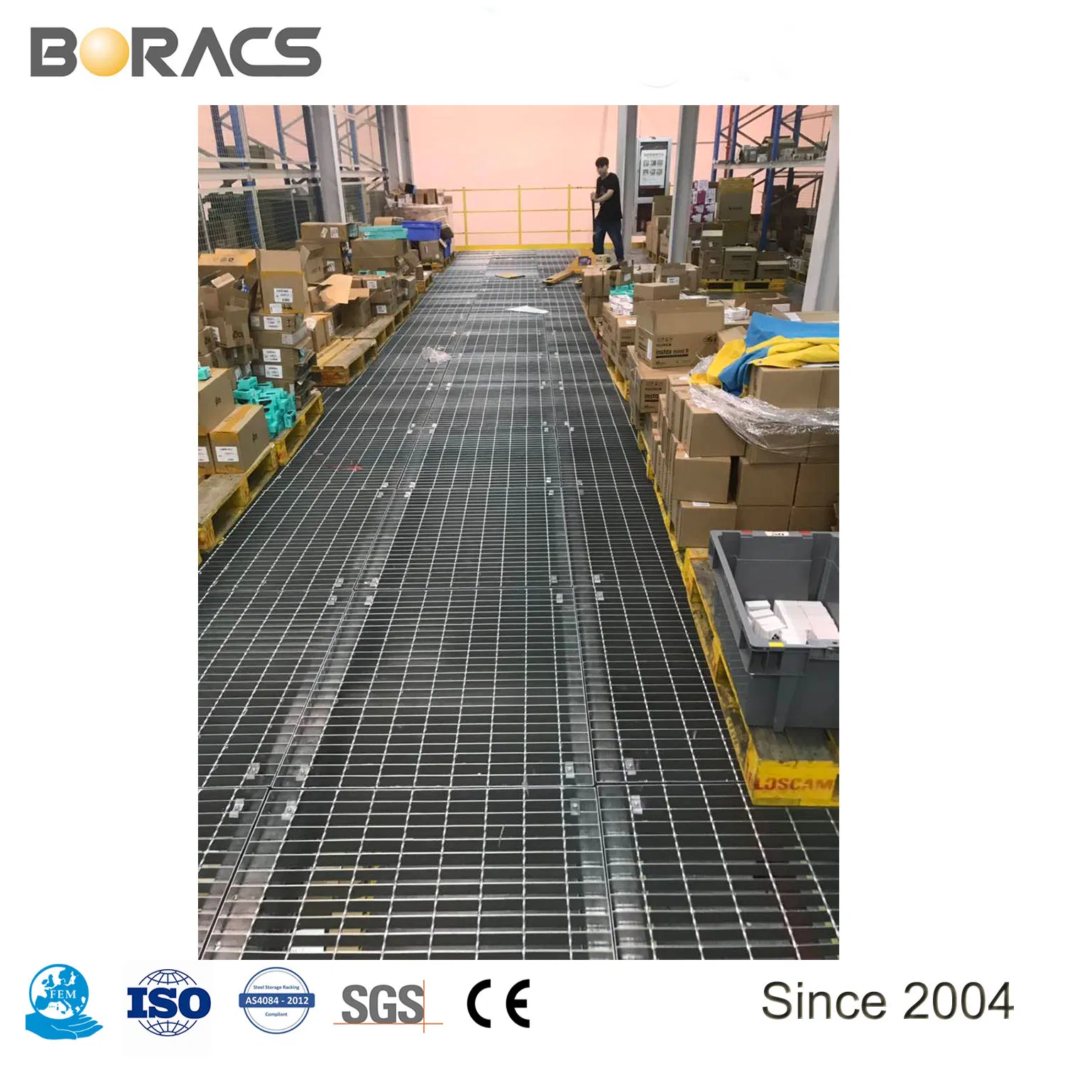 Metal Building Materials Galvanized Ms Drain Car Park Drainage Steel Grating for Construction