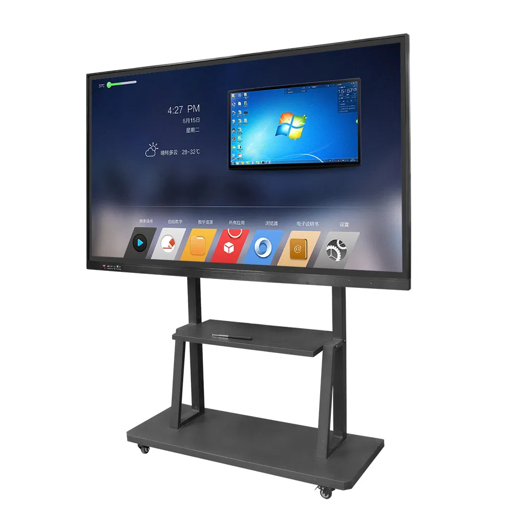 Android or X86 System Touch Screen 43" LED TV Electronic Writing Whiteboard Education Smart Board for Sale