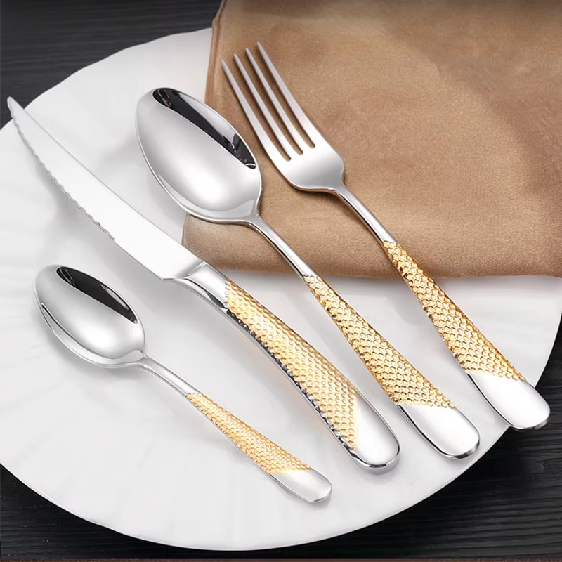Wholesale 6PCS Kitchen Tool Silver Flatware Kitchen Utensils Stainless Steel Kitchenware Set