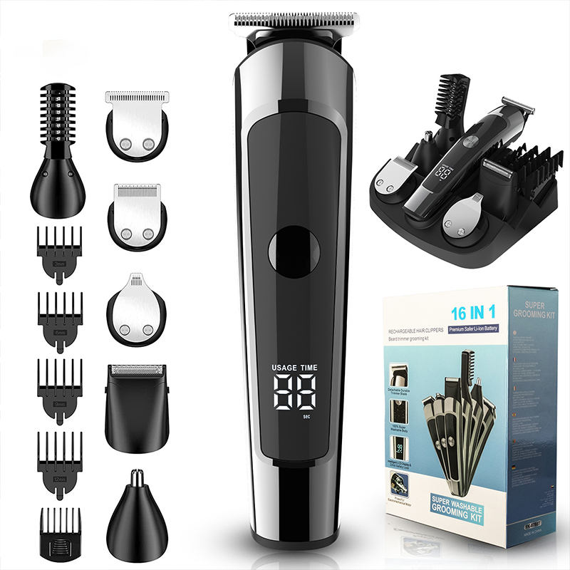 Cordless Hair Clippers Shavers Electric Razor for Hair Nose Body Face & Mustache