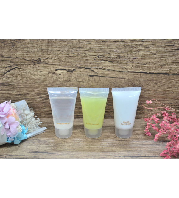 Mini-Labelled Transparent Shampoo Lotion Bottle Hotel Amenities Hotel Soft Tube