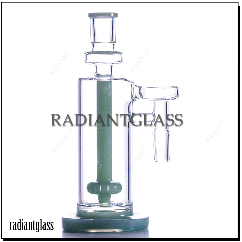 Smoking Accessories Glass Ash Catcher 14mm 45/90 Degree Showerhead Percolator One Inside Joint 18mm Thick Clear Ashcatcher for pipe