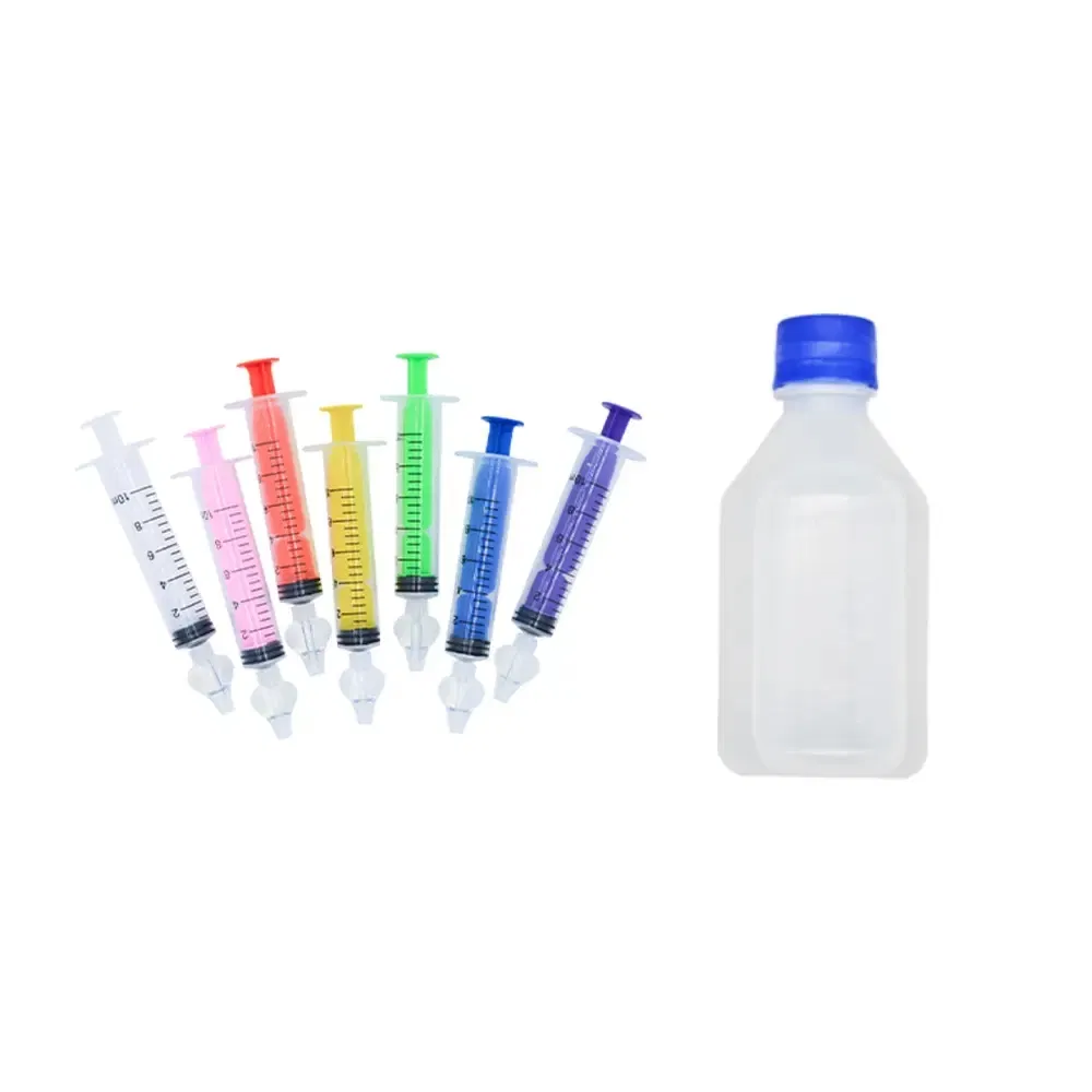 2PCS Pack Baby Nose Cleaner Rhinitis Nasal Washer 10ml Syringe Baby Nasal Aspirator Baby Nose Washing for Children