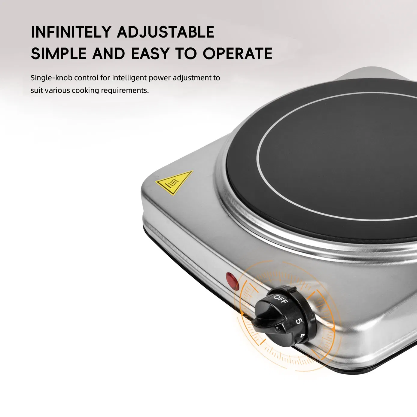 Single One Burner Small Electric Ceramic Infrared Hot Plate Cooktop Hob