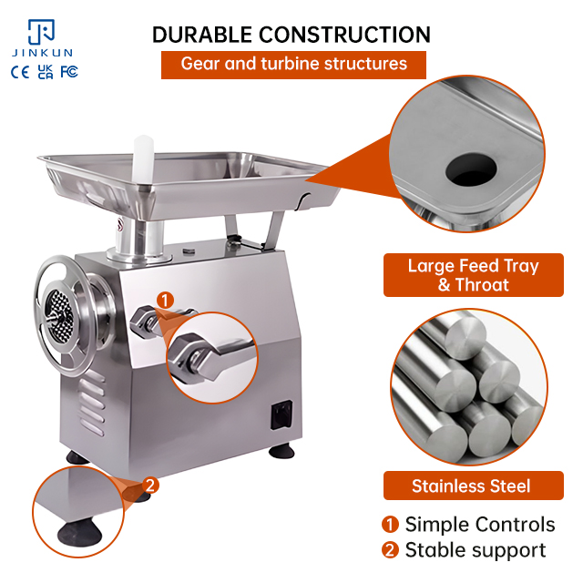 Sleek Meat Grinder and Mincer, Designed for Efficient Meat Processing