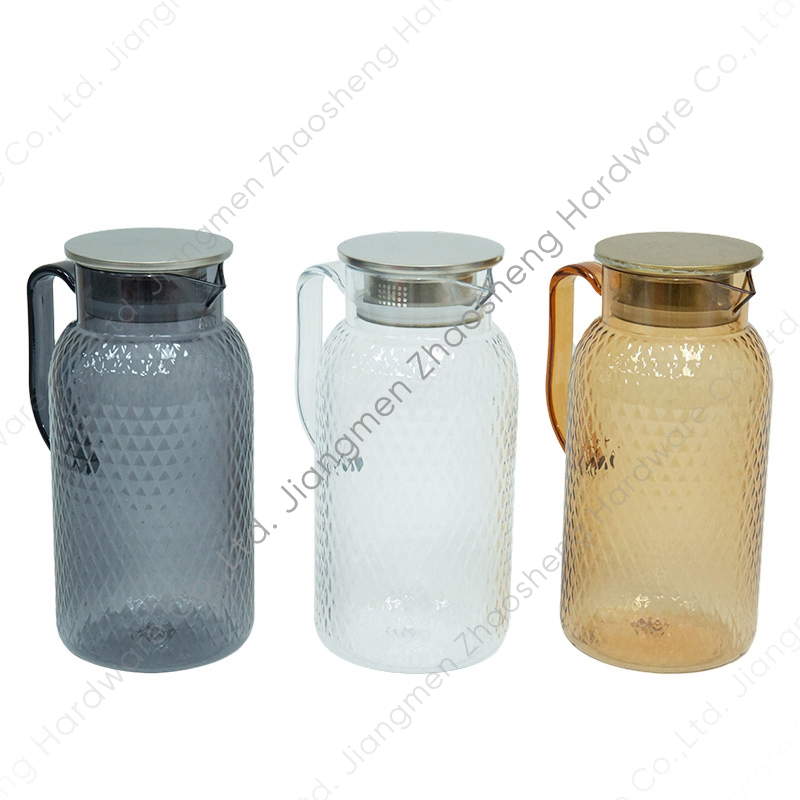 Clear Kettle Heat Cold Resistant Water Pitcher for Lemonade, Milk, Iced Tea, Cold or Hot Drinks