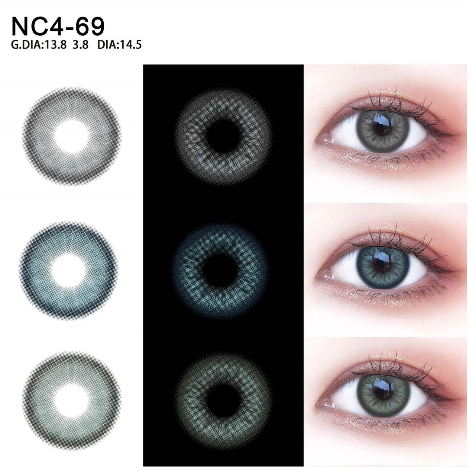 Colored Natural Soft Lens Wholesale Circle Lentes De Contacto Eye Kontaktlinsen Lentilles