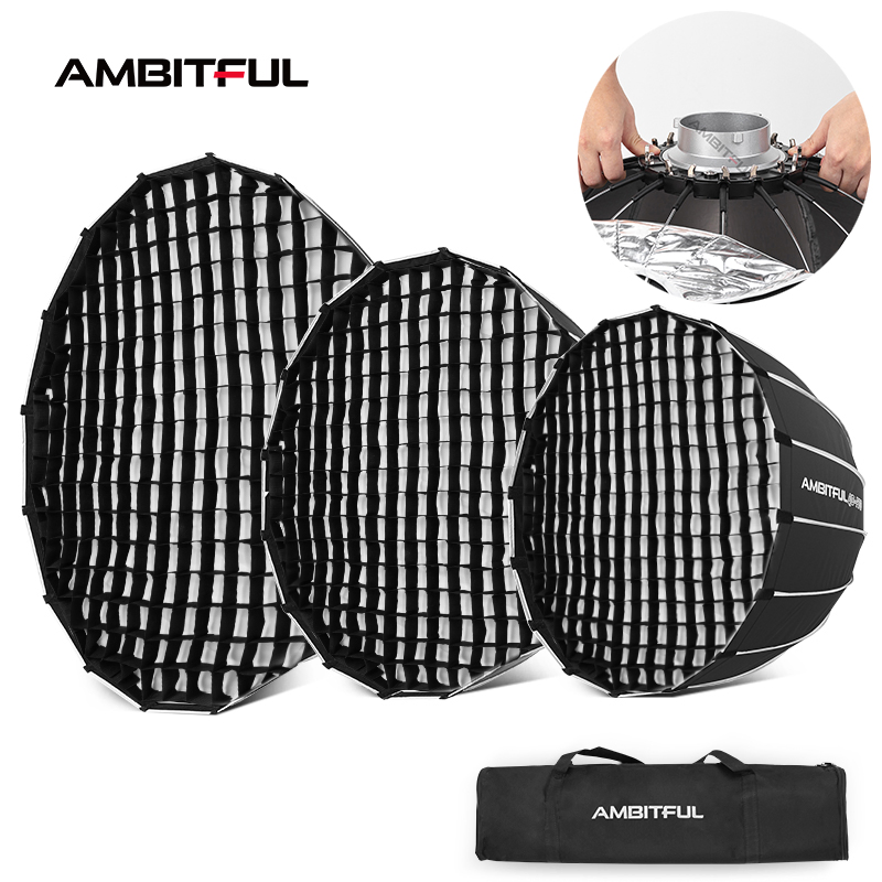 Софтбокс Ambitful QD70 параболический с сеткой