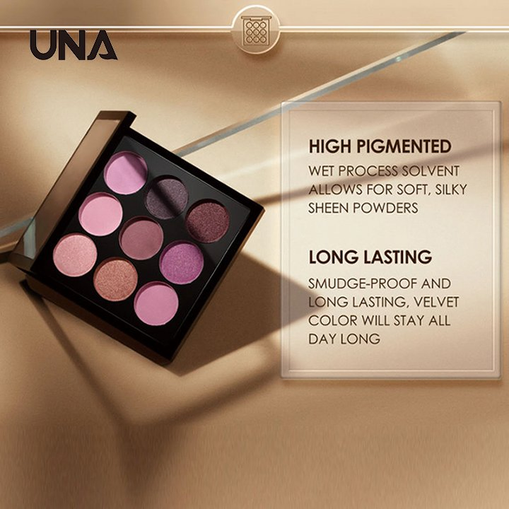 Wholesale OEM/ODM 9 Color Diamond Eyeshadow Beauty Eyeshadow Palette Glitter Shimmer Eye Shadow Makeup