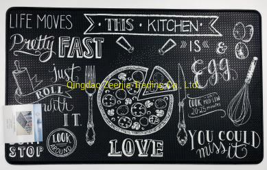 12mm PU Foam PVC Anti-Fatigue Memory Kitchen Mat