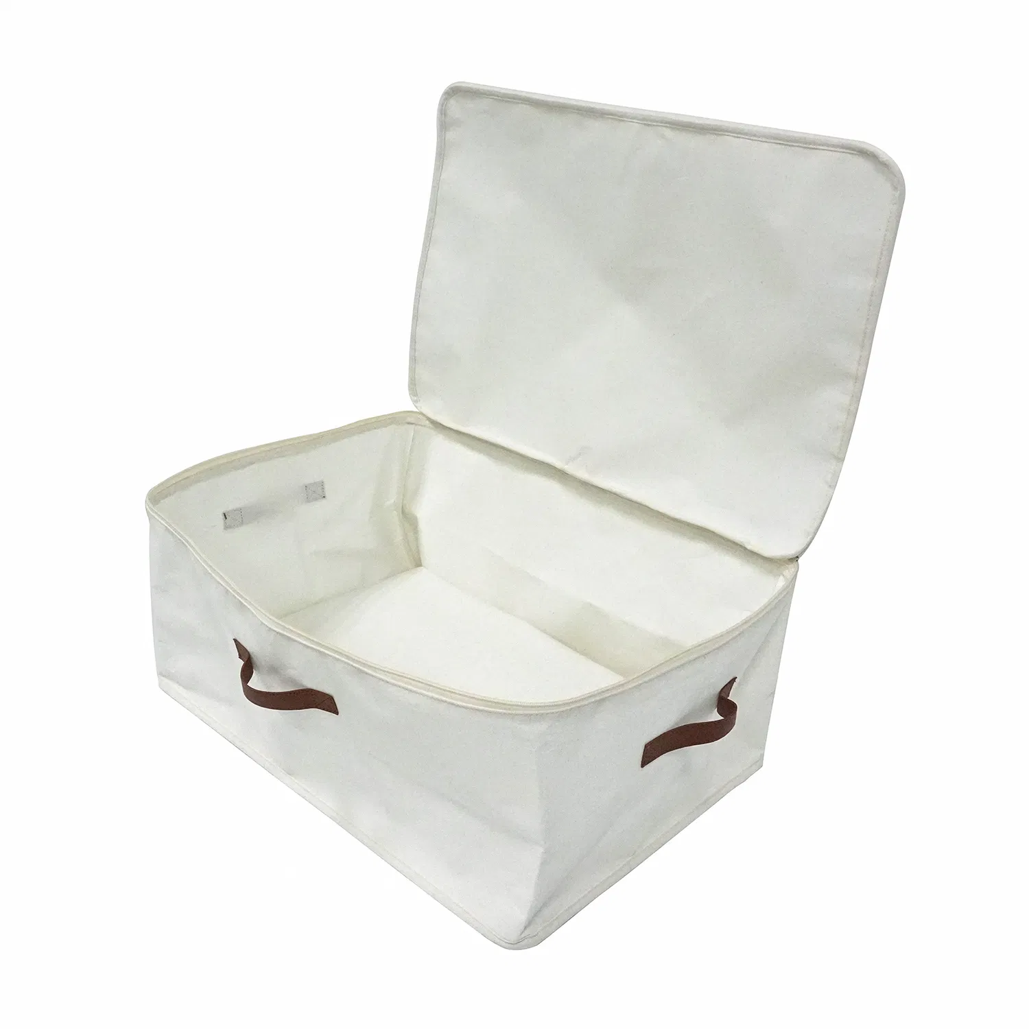 Top-Selling Large Foldable Fabric Bin Lidded Closet Organizer for Clothing