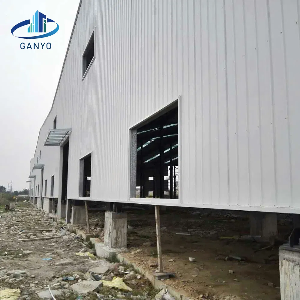 Ganyo Prefab Metal Frame Construction Modular Steel Structure for Factory