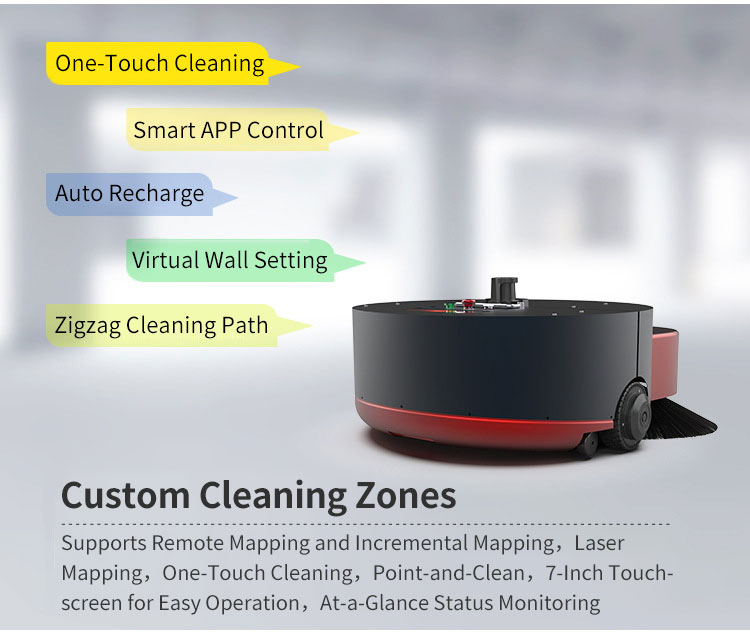 Advanced Lidar Navigation Robot for Efficient Commercial Sweeping