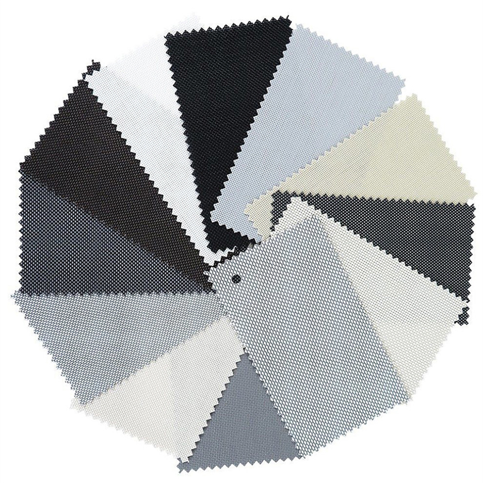 Custom White Outdoor Sun Screen Material Sunscreen Fabric for Window Blinds
