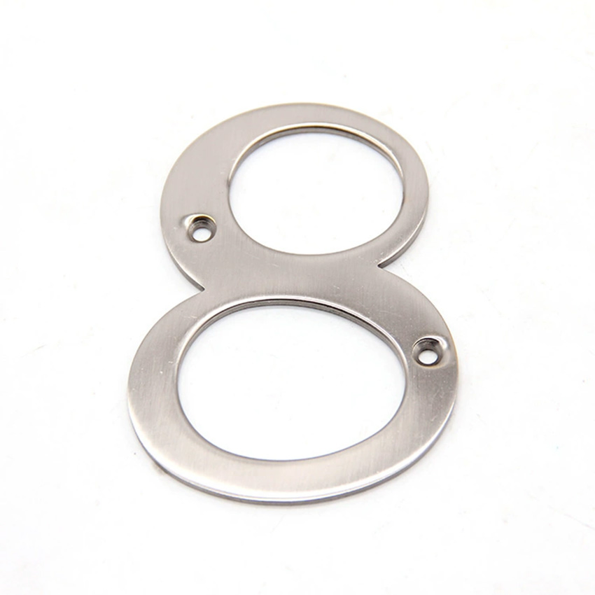 4 Inch Height Brass House Number House Decoration Door Sign