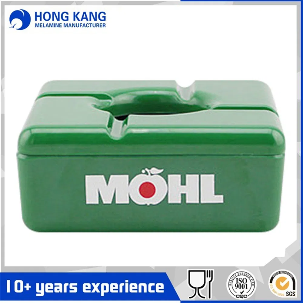 Public Melamine Smokeless Printed Ashtray