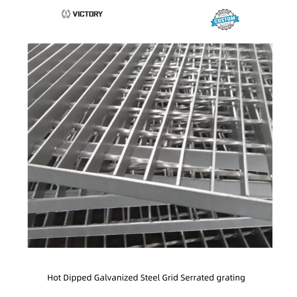Durable 600g Galvanized Steel Grating for Heavy Industrial Use