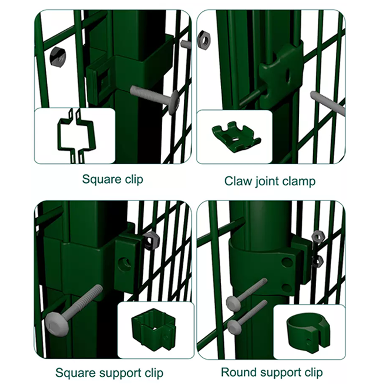 Панель для забора 3D сварная сетка изогнутая