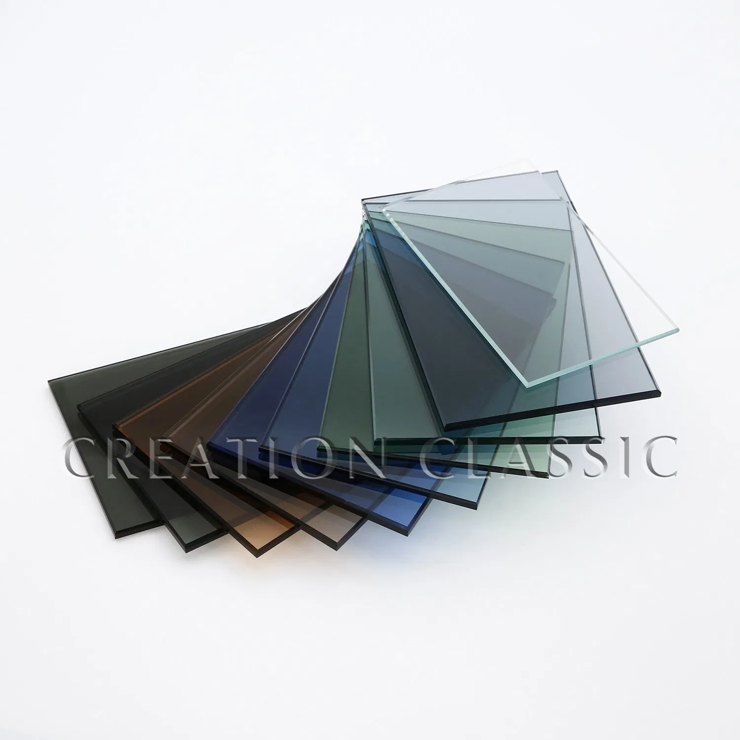 4-10mm Dark Grey Reflective Glass for Building with High Quality