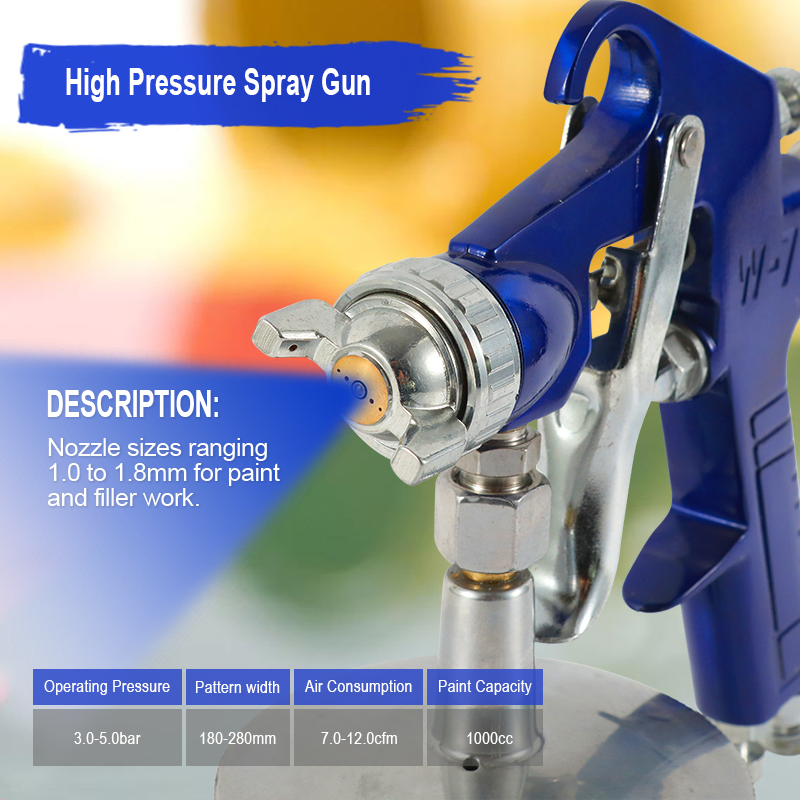 Краскопульт HVLP W-77s с чашей 1000cc