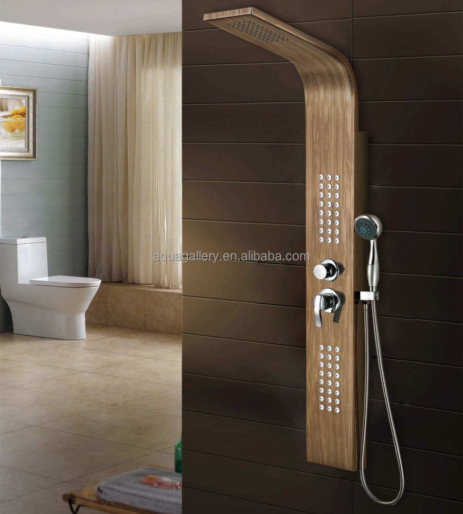 Modern Luxury Design Hot and Cold Wall Shower Panel