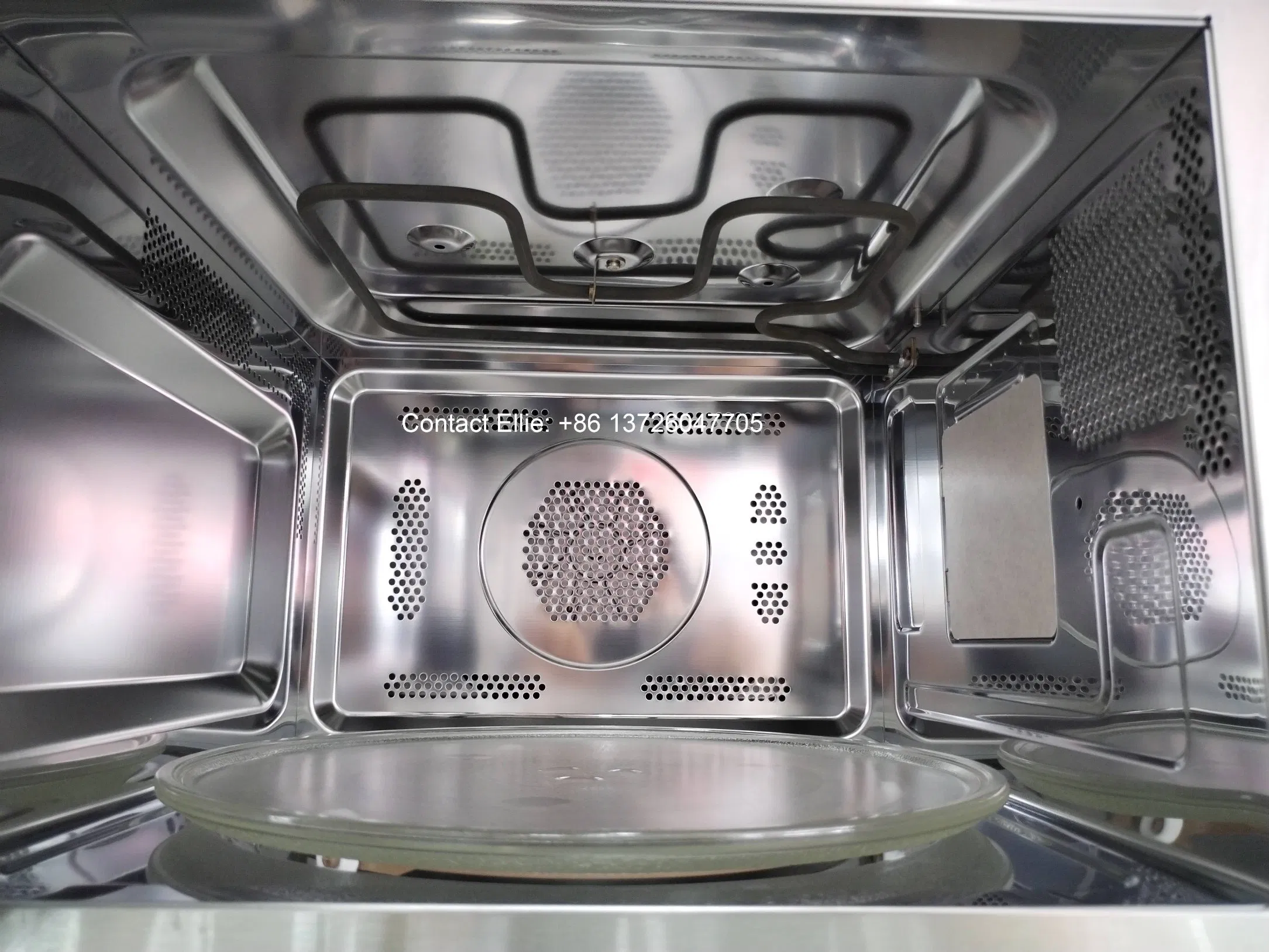 Home Appliance Digital Built in Microwave Oven 34L Stainless Steel Cavity Convection Integrated Microwave with Grill