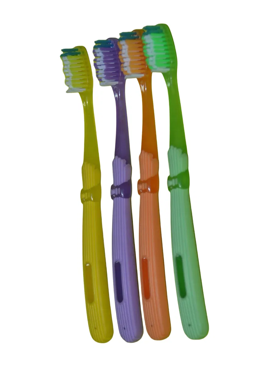 Colorful Toothbrushes Multi-Direction Soft Bristles Toothbrushes Tongue Massage Adult Toothbrushes