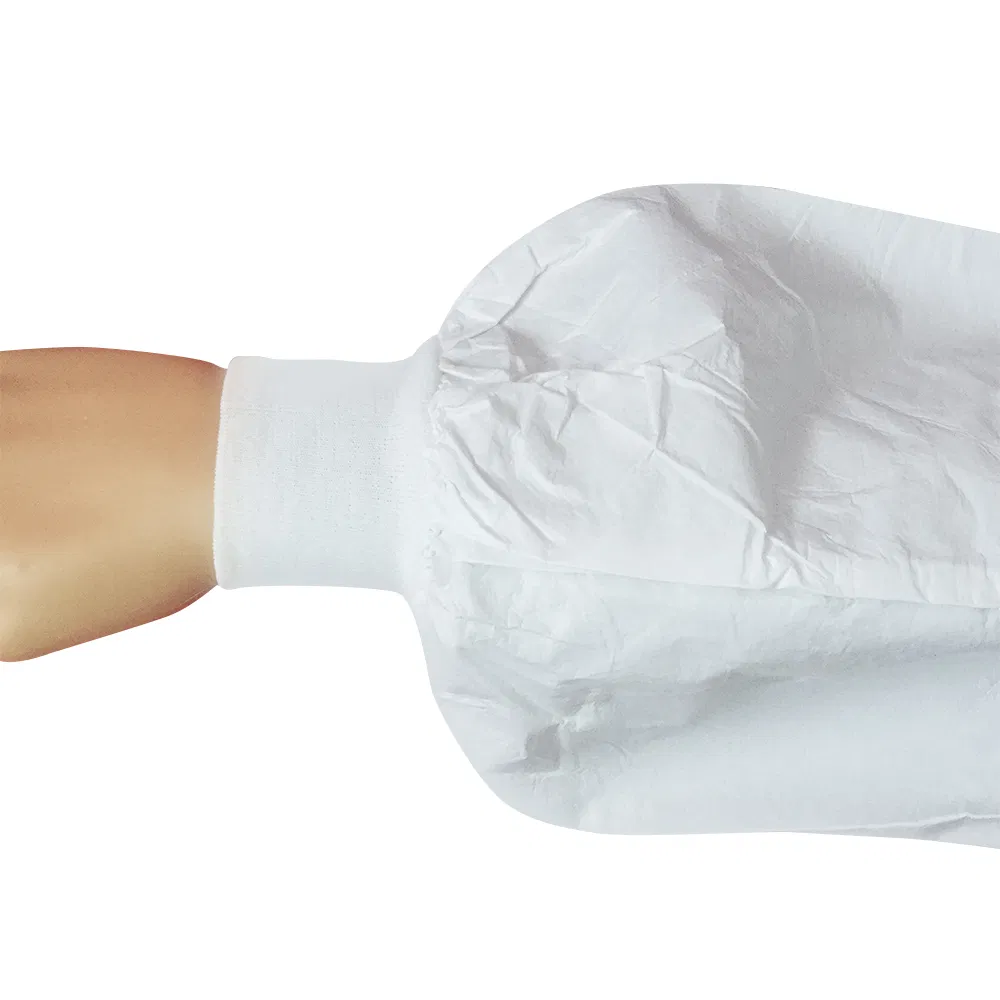 White Disposable Microporous Oversleeve Covers
