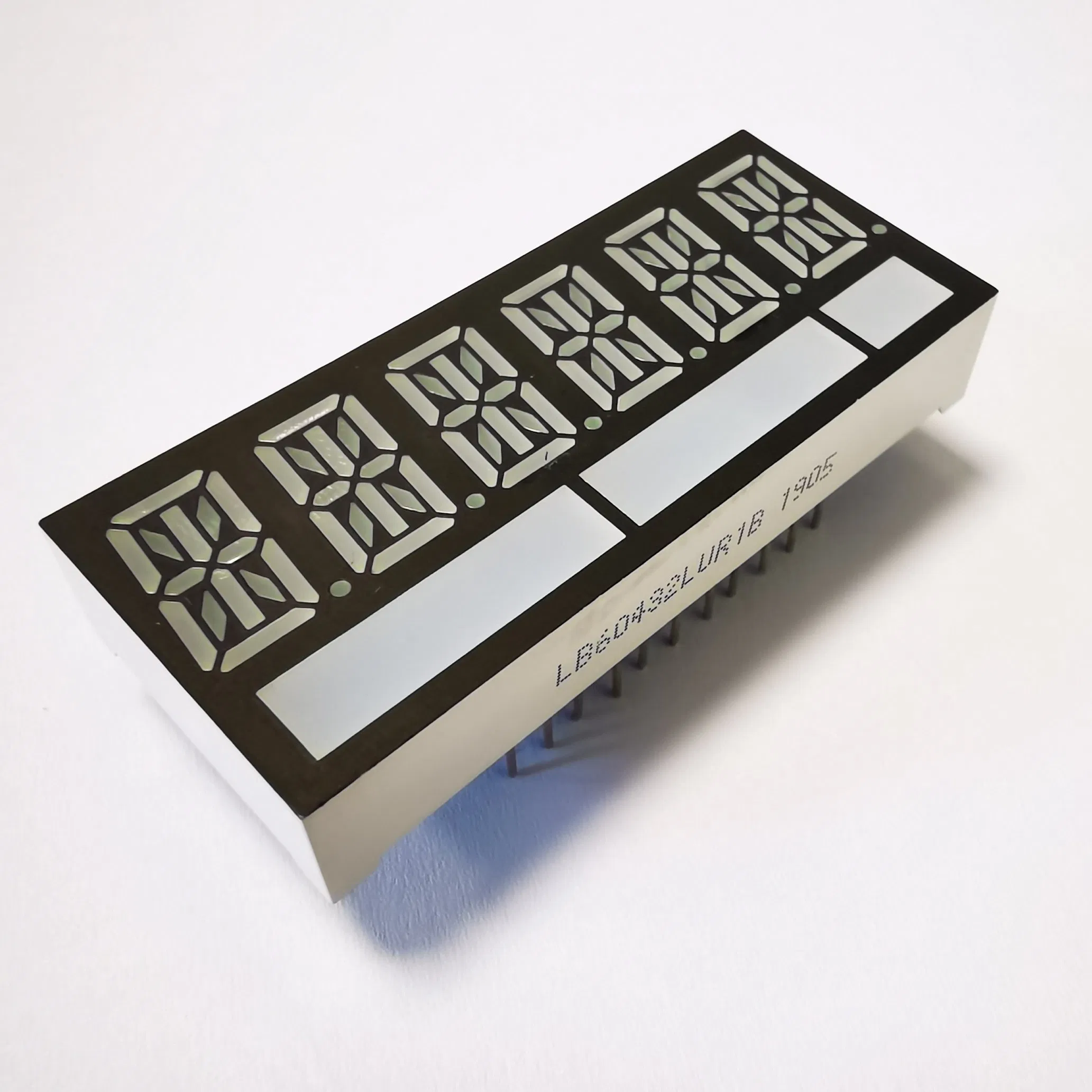 Ultra Red 11mm 6 Digit 14 Segment Alphanumeric LED Display Common Cathode for Taximeter