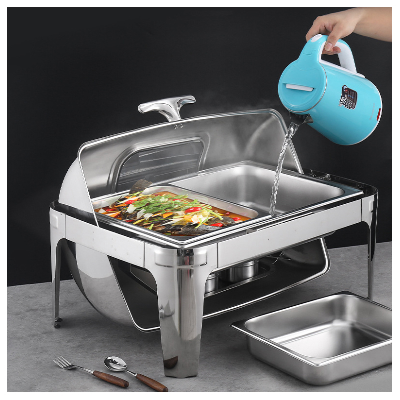 Professional Stainless Steel Food Warmer Buffet Chafer Set with Fuel Holder