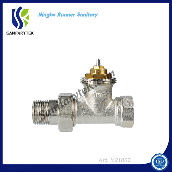 Straight Radiator Valve with Thermostatic Head (V21-030)