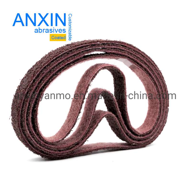 Premium Red Sanding Belt for Metal Surface Polishing and Grinding