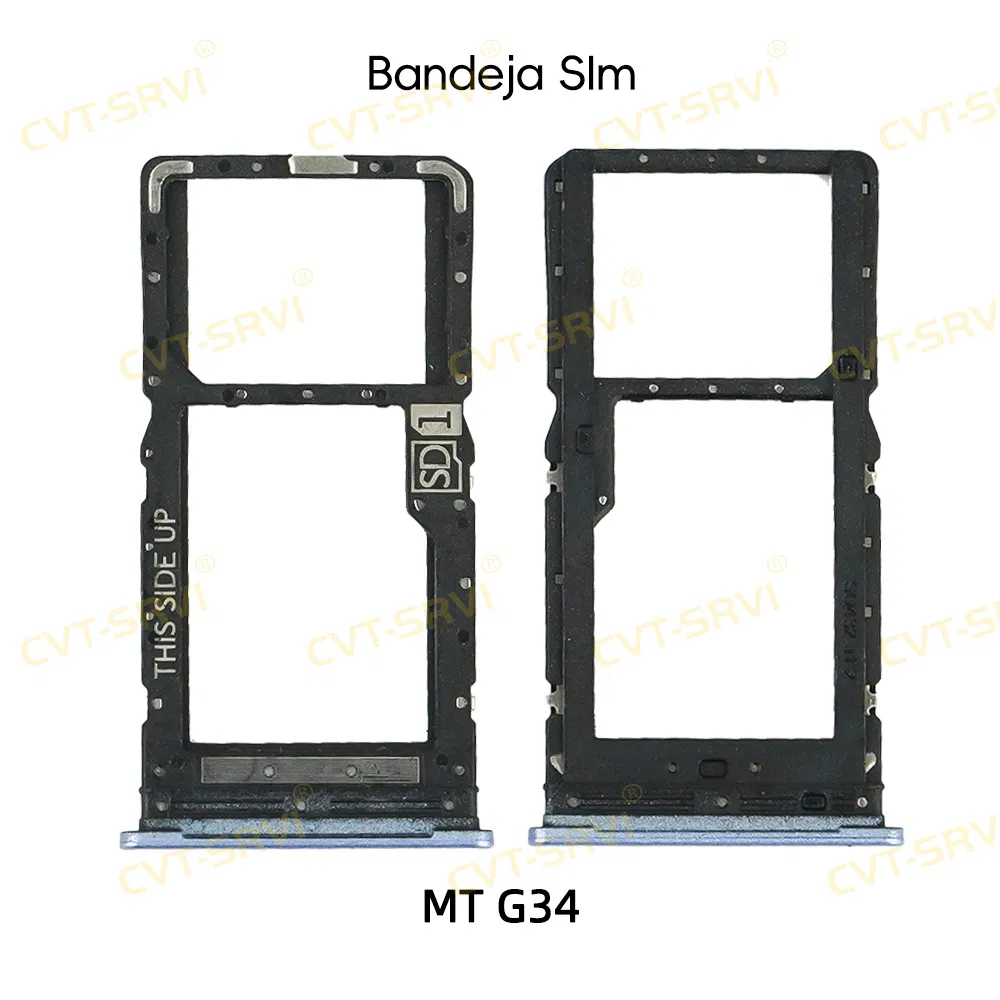 CVT Bandeja SIM Wholesale SIM Card Tray SIM Card Slot Holder for for Mt G34/ Mt G8 Play/ G04/ G22/ G14 SIM Card Tray Repuestos PARA Celuares