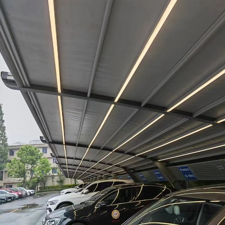 Outdoor Waterproof Folding Awning Garage Awning Retractable Roof