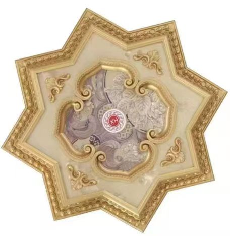 Ceiling Lamp, Board, Ceiling Tiles, Polyurethane Suspended Ceiling PU Ceiling Panel for Interior Decoration