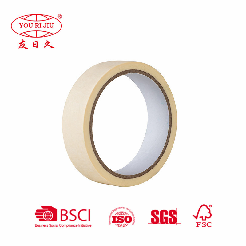 Yourijiu Crepe Paper Automotive Car Wall Decoration Color Easy to Tear Waterproof Rubber Masking Tape Jumbo Roll